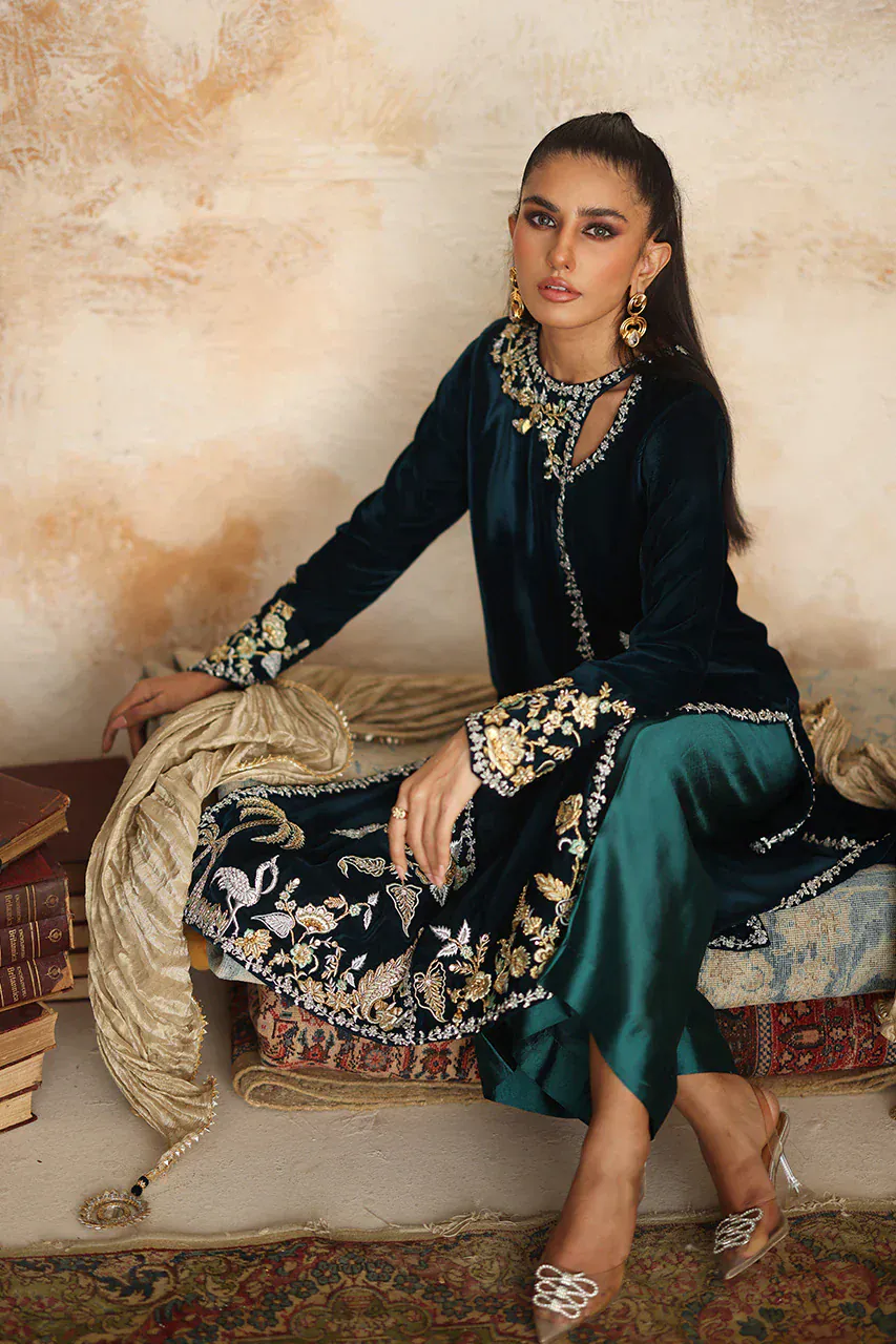 Almira - Nadia Farooqui - Velvet Dress - Image 5