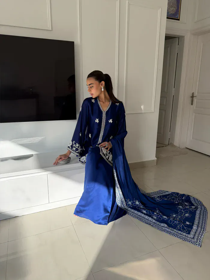 CANARY BLUE SADAF - Full Set - Pehrwaas Studio - Image 5