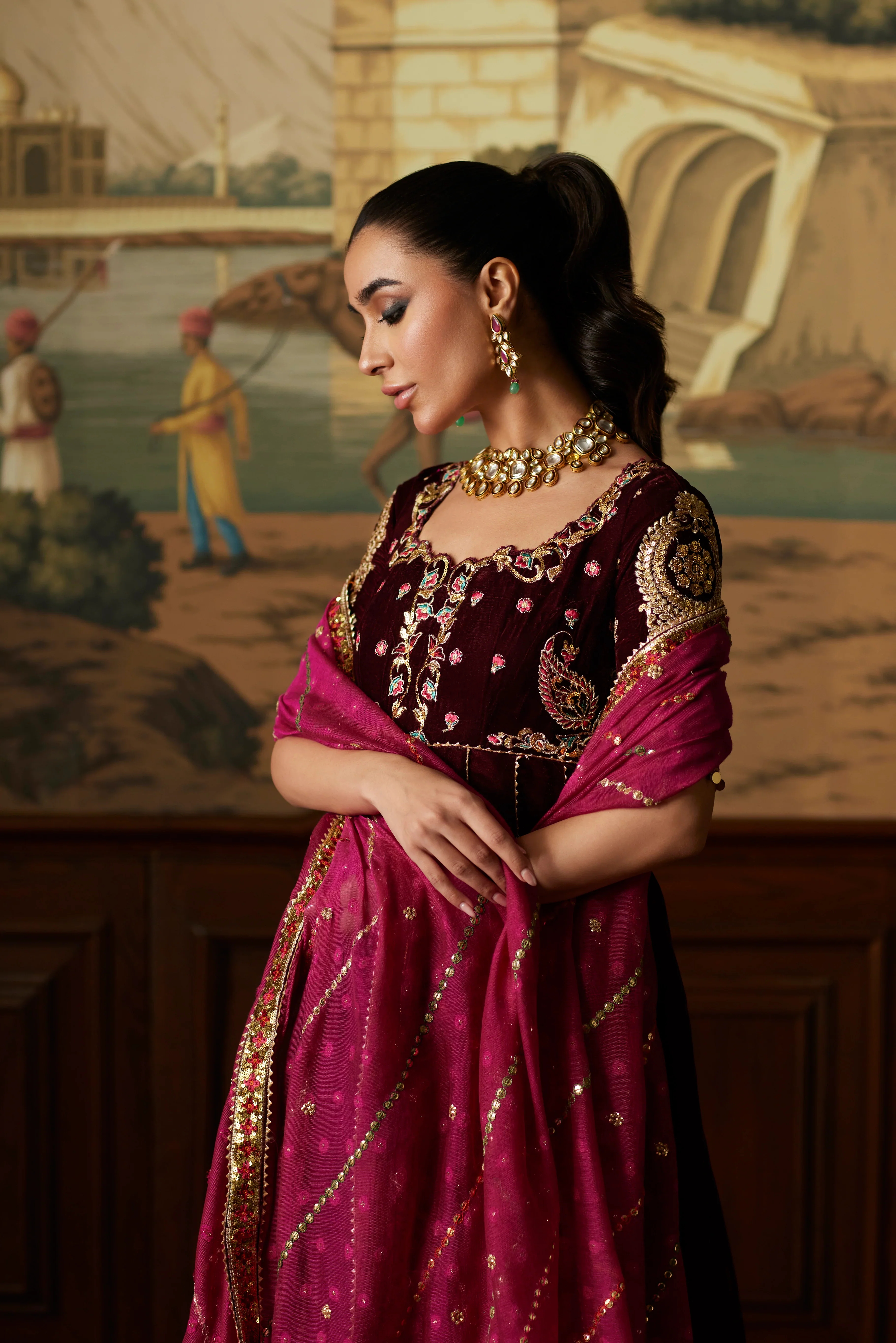Daaniya - Mina Hasan - Velvet Suit - Image 6