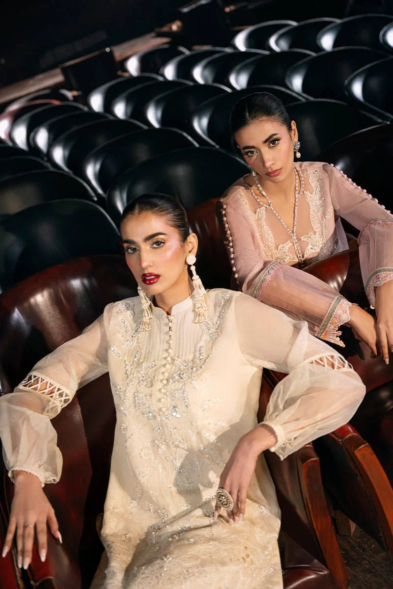 Pink Mist  - Zainab Salman - Luxury Pret - Image 12