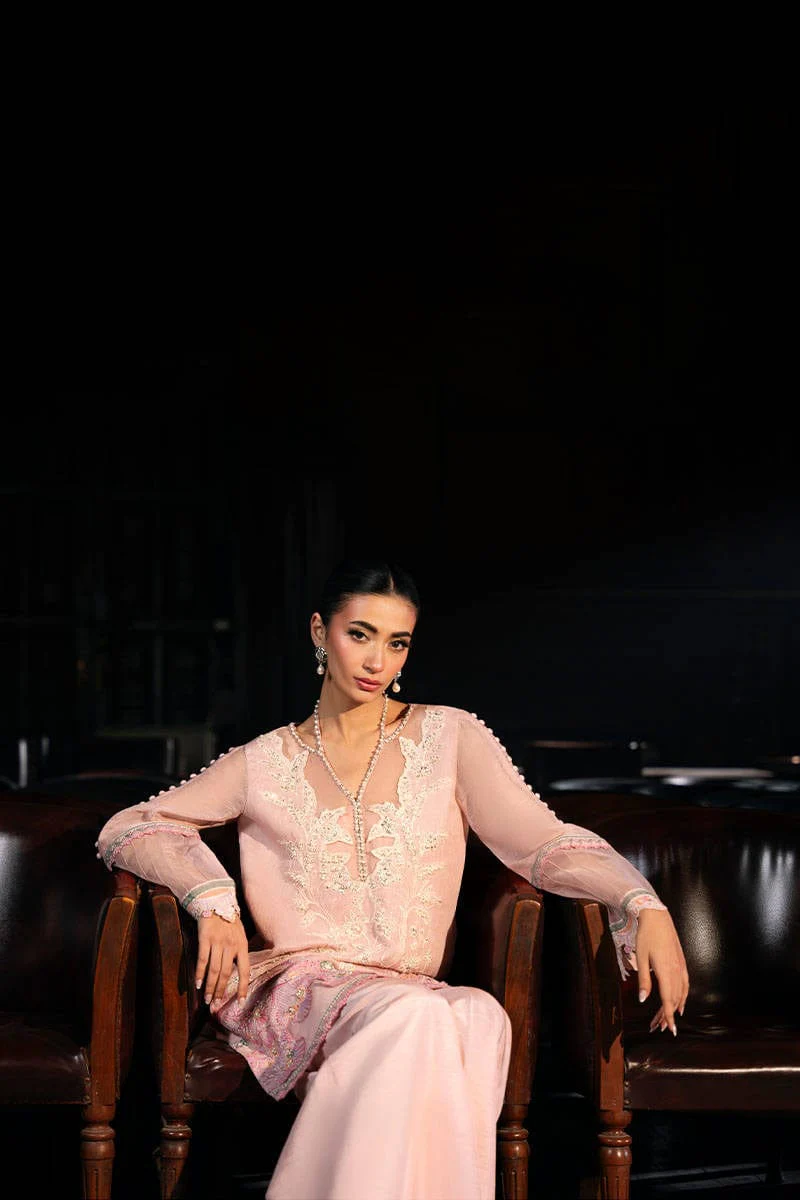 Pink Mist  - Zainab Salman - Luxury Pret - Image 5