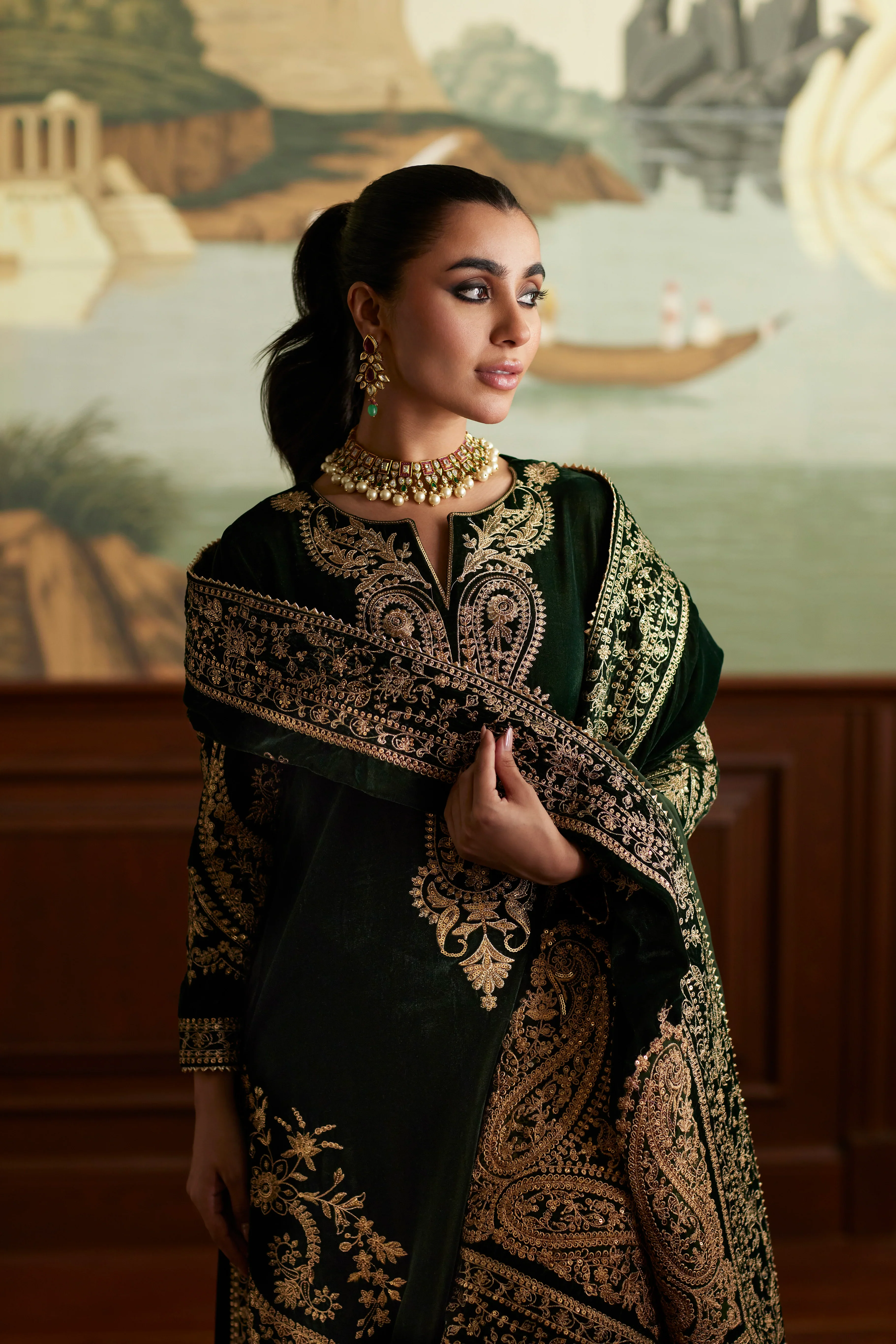 Zehra - Mina Hasan - Velvet Suit - Image 5